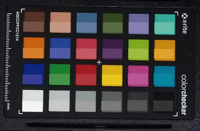 ColorChecker: El color de destino está en la mitad inferior de cada parche.