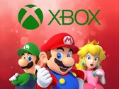 Mario y otros personajes de Nintendo bajo el logotipo de Xbox (Fuente de la imagen: Nintendo of America, Xbox gaming con ediciones)