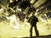 Marcus Fenix enfrentándose a uno de los jefes en Gears of War. (Fuente de la imagen: Steam)