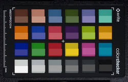 ColorChecker: El color de referencia se muestra en la mitad inferior de cada parche
