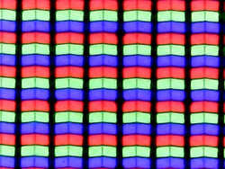 Geometría subpixel RGB sin acabado mate