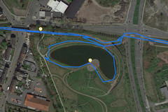 Prueba de GPS: Huawei Mate 20 Lite - Ruta alrededor de un lago