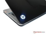 El logo iluminado de HP indica el estado del portátil