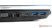 Dos puertos USB mas a la izquierda (compatibles con USB 3.0).