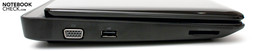 Izquierda: VGA, USB 2.0, lector de tarjetas 3-en-1