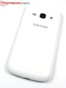Liso: la trasera de plástico del Samsung Galaxy Ace 3.