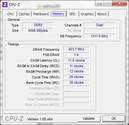 información del sistema CPUZ RAM