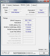 CPU-Z: informacion del Asus U2E 1P017E