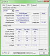Información CPU-Z del Sony Vaio VGN-FZ31Z