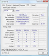 Informaciones de CPU-Z-sobre el Acer Aspire 7520G-602G40