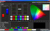 Precisión del color (Espacio de color objetivo sRGB)