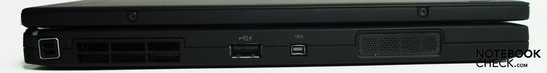 Lado Izquierdo: "Garaje de Pins ", USB, Firewire, altavoces