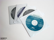 Raramente incluidos: DVDs de restablecimiento para software y sistemas operativos