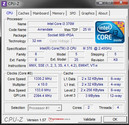 Información del Sistema  CPU-Z CPU