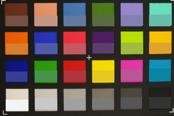 ColorChecker Passport: el color objetivo se muestra en la parte inferior de cada casilla