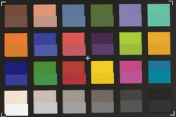 ColorChecker Passport: El color objetivo se muestra en la mitad inferior de cada cuadrado