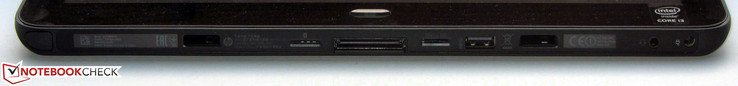 Bottom tablet: SIM-card slot, microSD, USB 3.0, combo audio, power