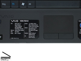 Touchpad del Sony Vaio VGN-FZ31Z