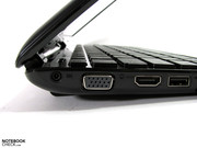 La salida VGA ofrece una buena imagen con 1280x1024, al igual que HDMI gracias a la conectividad digital.