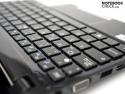 El teclado chiclet con teclas de tamaño 14 x 14 mm y ...