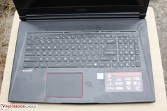 Mismo teclado SteelSeries que el GT72