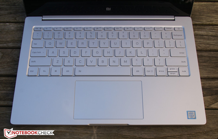 Mi Notebook Air: teclado y touchpad