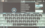 Teclado preinstalado en formato horizontal Teclado preinstalado en formato horizontal