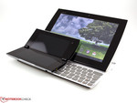 La Tablet P encima del Asus' Eee PC Slider SL101