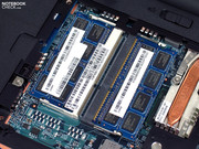 Sin embargo, la memoria del sistema equipada resulta generosa: Acer proporciona 4GB DDR3 de memoria para el 4810T.