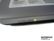 Interruptor deslizante WLAN/Bluetooth en la parte frontal