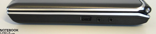 Right Side: USB 2.0, audio