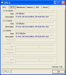 Información del Sistema: CPUZ Cache Información del Sistema: CPUZ Cache