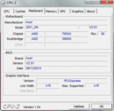 Información del sistema CPUZ Mainboard