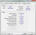 Información del sistema CPUZ RAM
