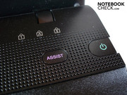 El botón "Assist" inicia un programa de recuperación y mantenimiento.