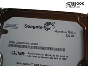 Ambos discos duros vienen de Seagate y cada uno tiene 320 GBytes