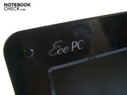 Logo Eee PC en el filo de la pantalla