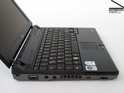 Un plus grande de la Lifebook P7230 es también el teclado.