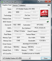 GPU-Z para ATI Mobility Radeon HD 4500