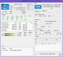 System info HWinfo System info HWinfo