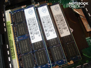 El G72GX tiene una RAM de 6144 MByte DDR2-800