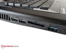 Tres puertos USB 3.0 deberían satisfacer a la mayoría de compradores.