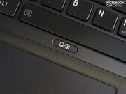 El touchpad puede ser facilmente encendido y apagado.
