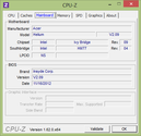 Info de sistema CPUZ Placa base