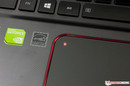 El LED iluminado del touchpad indica la desactivación del mismo.