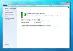 La ventana de actualización en Windows 7 muestra los mismos detalels que la de Vista.