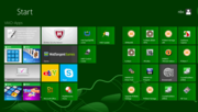 Un detalle del nuevo Windows 8: la pantalla táctil. Un detalle del nuevo Windows 8: la pantalla táctil.