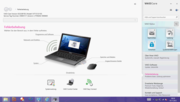 Las utilidades de Windows se muestran en una ventana Vaio (defrag, etc). Las utilidades de Windows se muestran en una ventana Vaio (defrag, etc).