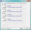 Información de sistema CPUZ Cache