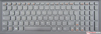 El teclado permite un mecanografiado agradable